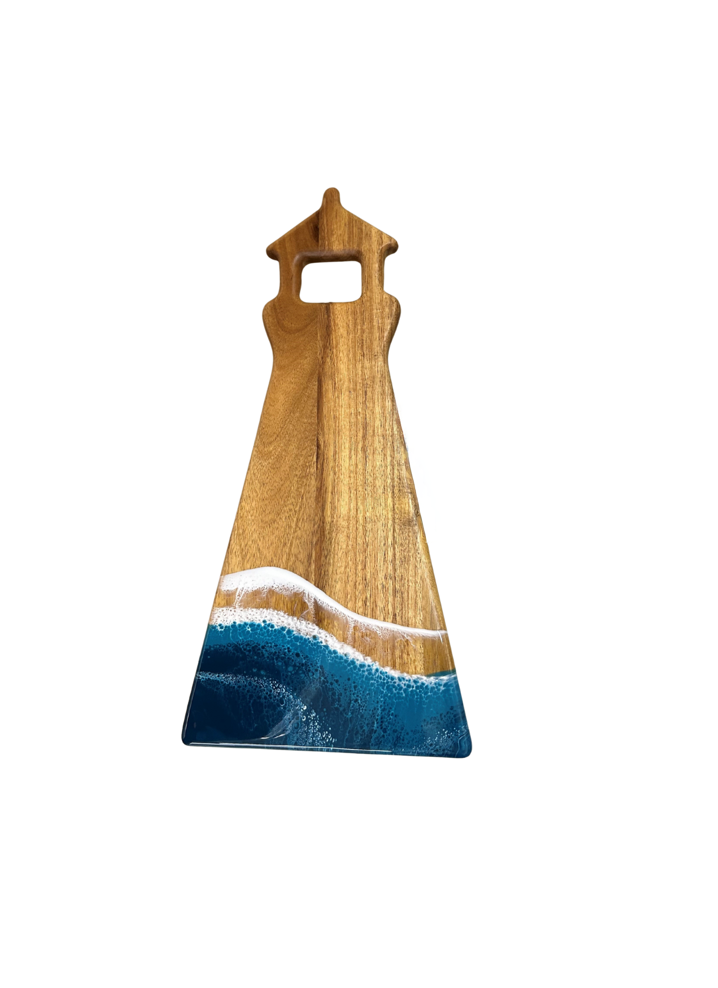 Light House Shaped Resin Charcuterie Board - Ocean Vibes