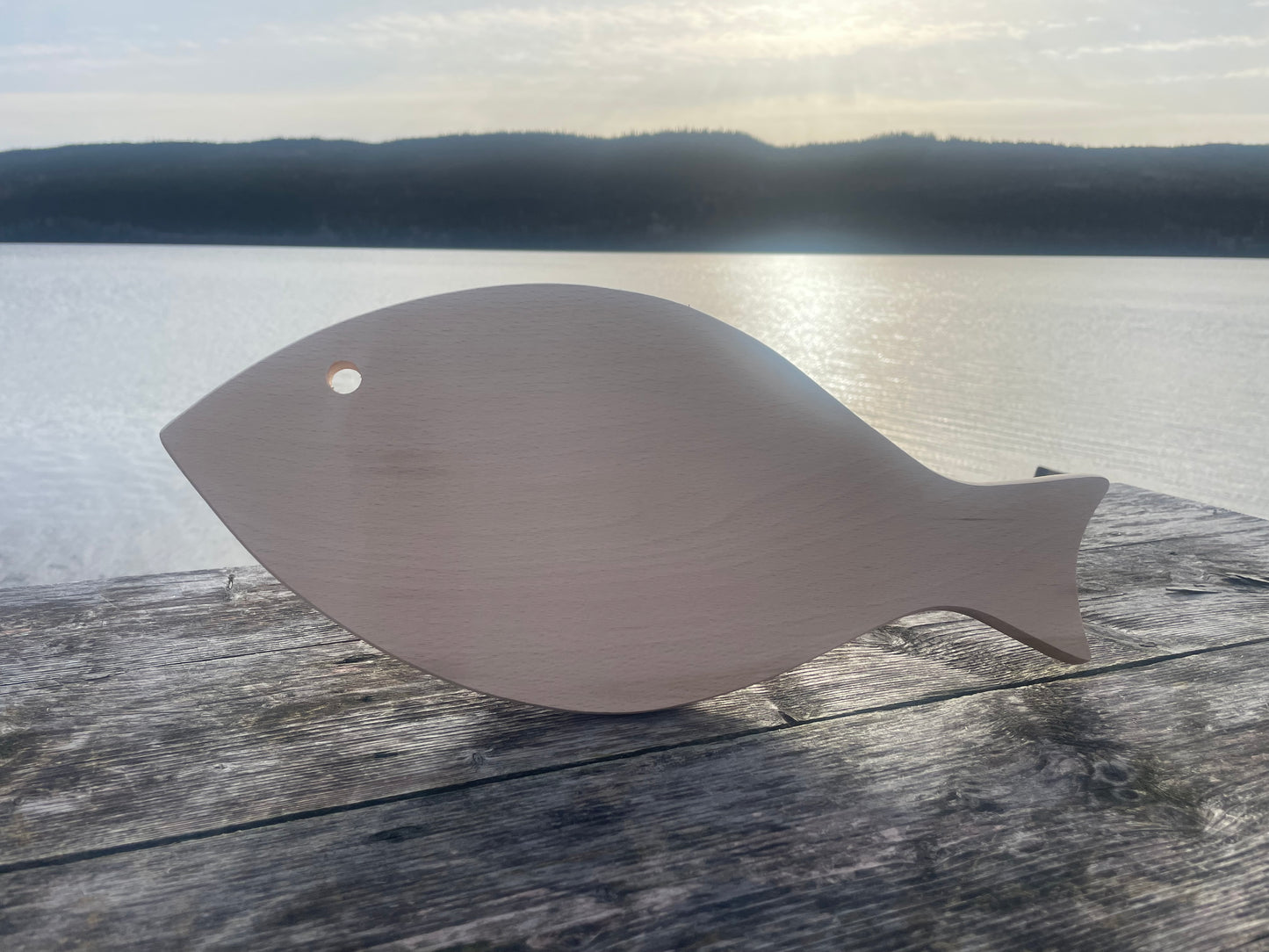 Handmade Wooden Fish Cutting Board / Charcuterie Serving Board
