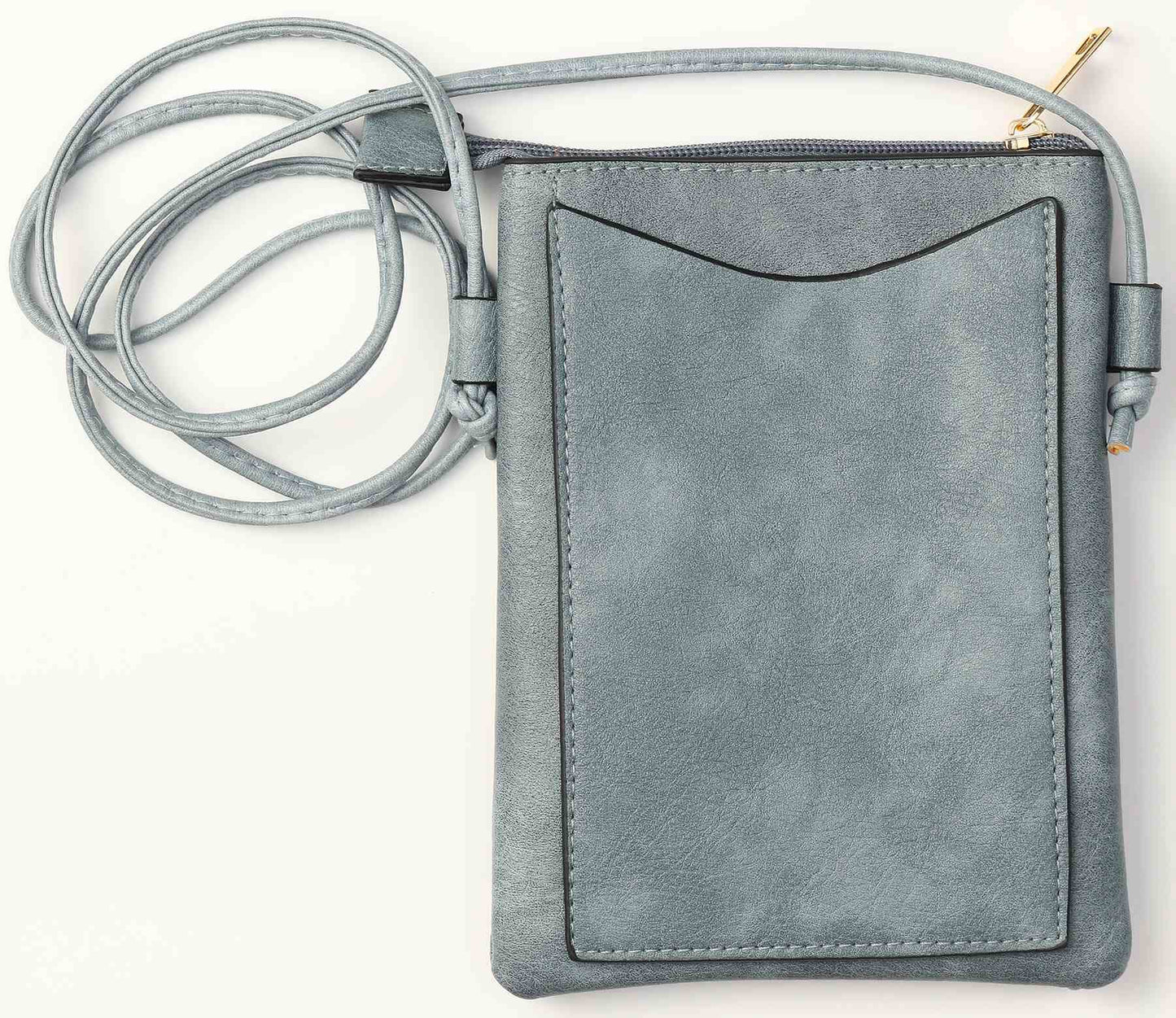 Navy Aztec cut crossbody cellphone bag