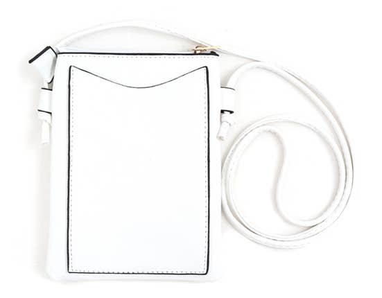 Laser Cut Crossbody Cellphone Bag - Ship's Wheel