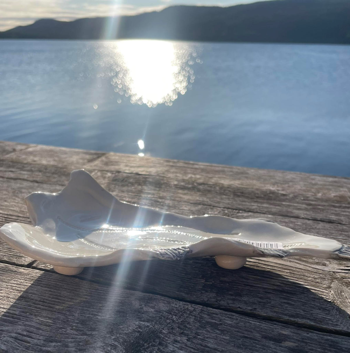 Salt Fish Ceramic Spoon Rest / Dish