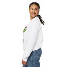 Load image into Gallery viewer, MY DAY...I&#39;M BOOKED Grinch Christmas Crewneck Sweatshirt
