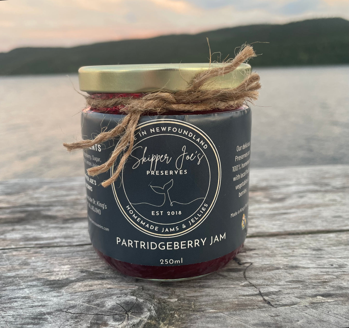Skipper Joe’s Partridgeberry Jam 250ml