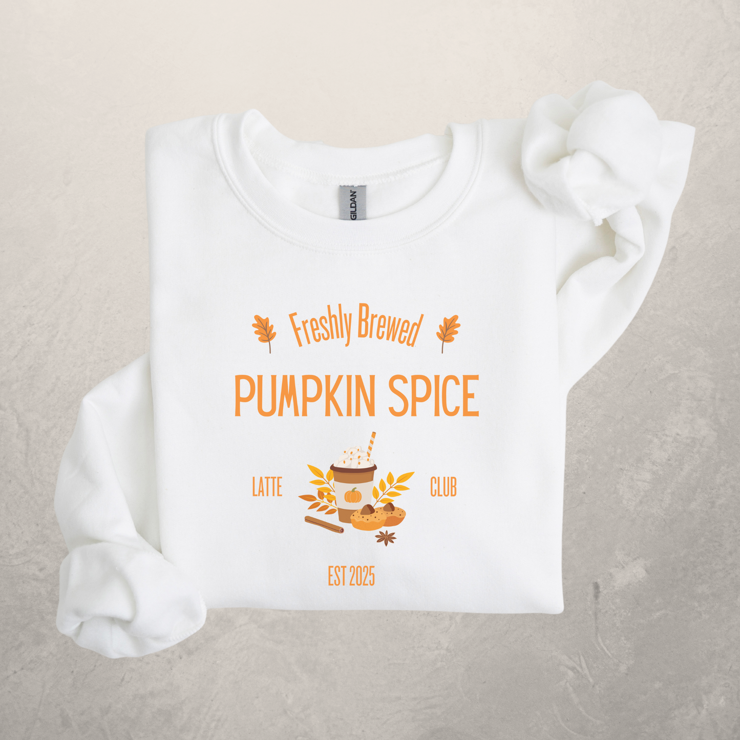 NEW FOR FALL! Pumpkin Spice Latte Club Sweatshirt Crewneck