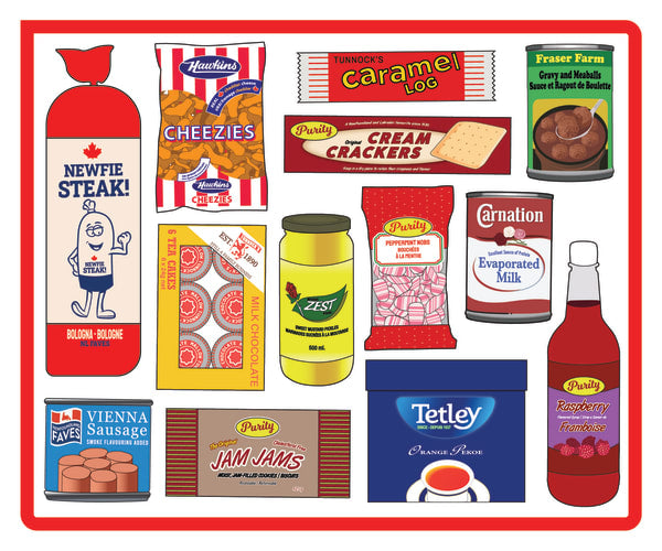 Newfoundland Food Favourites Throw