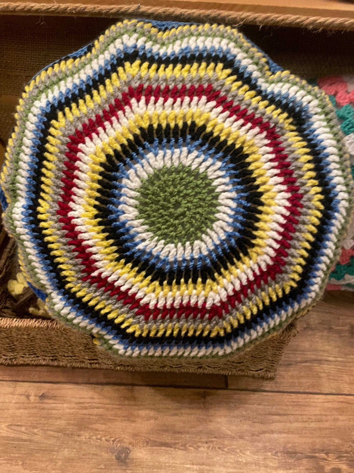 Handmade Crochet Pillow