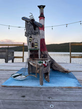 Load image into Gallery viewer, “Lighthouse Living”Newfoundland Driftwood Art