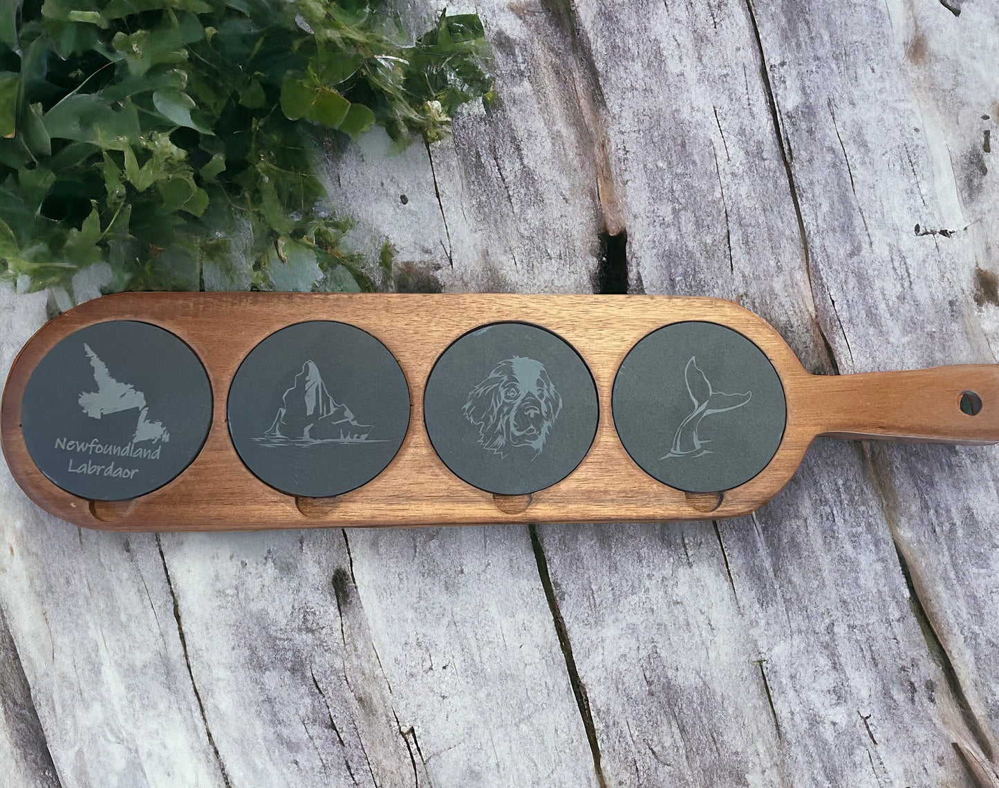Newfoundland Beer Flight - Engraved Slate Coasters
