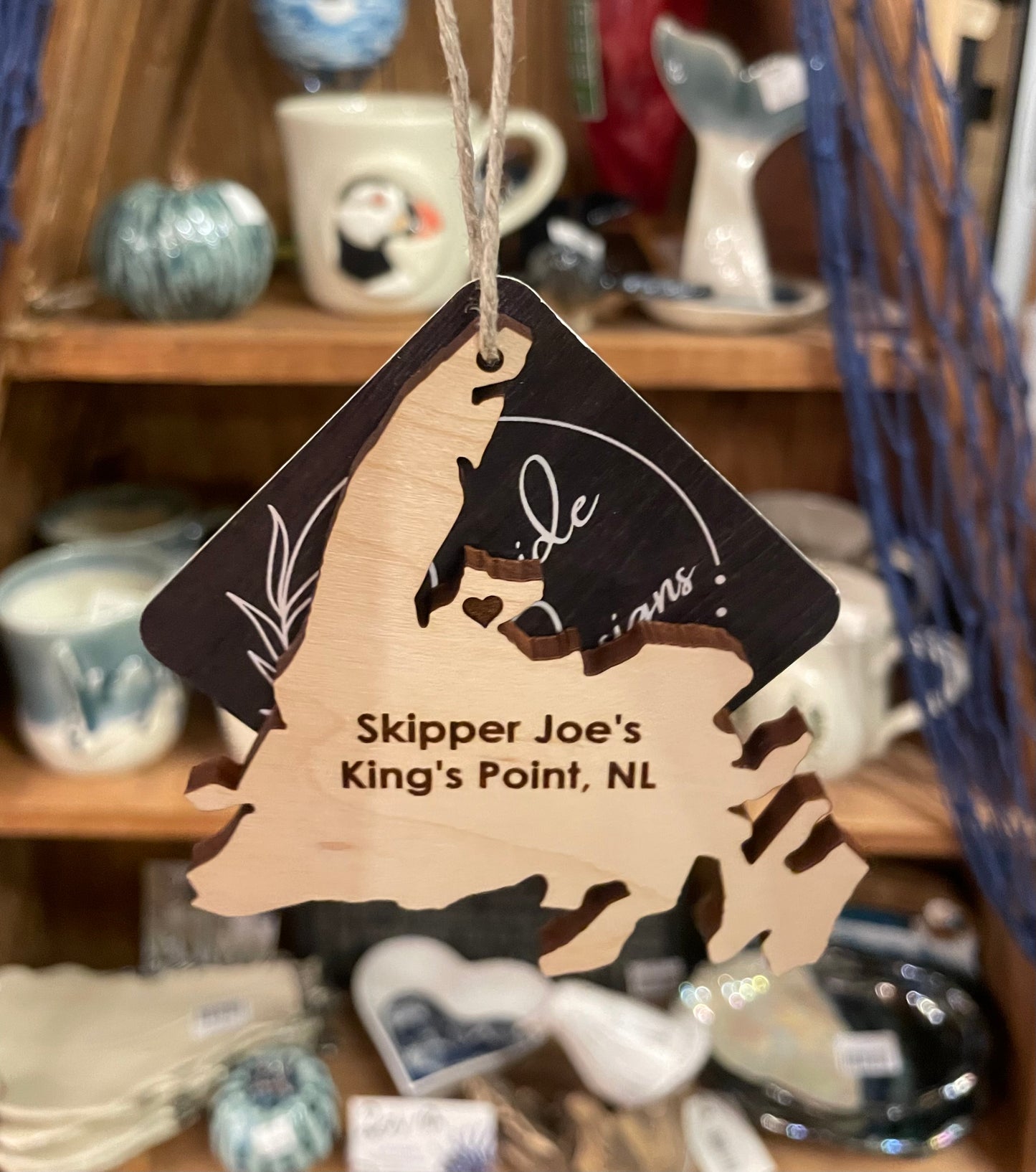 Wooden SKIPPER JOE’S Ornament