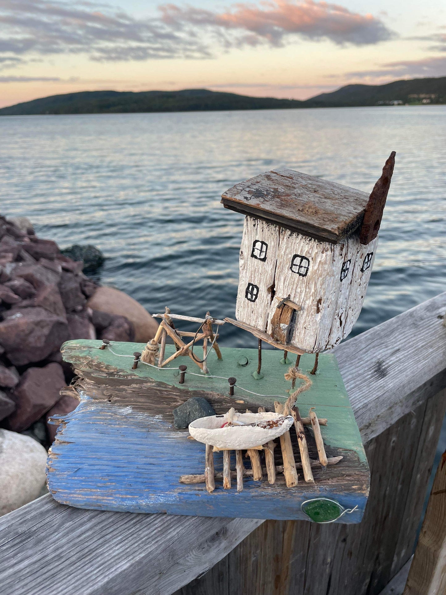 “Life at the Rooms”Newfoundland Driftwood Art