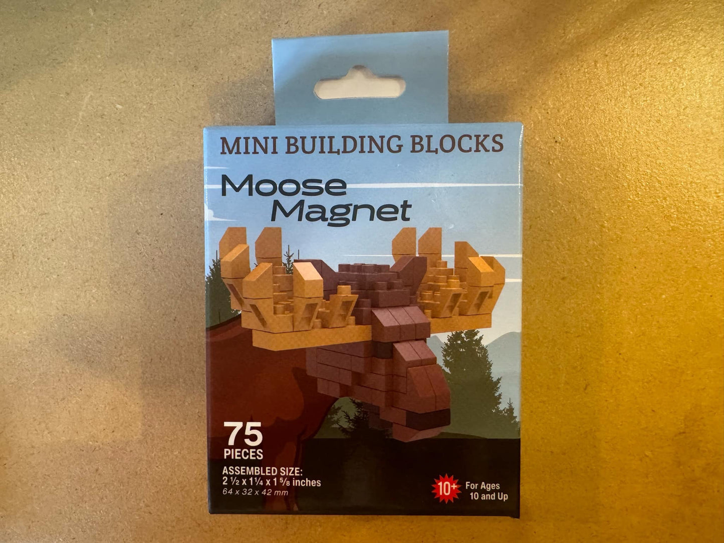 Newfoundland MOOSE OR HUMPBACK WHALE Building Block Magnet Set