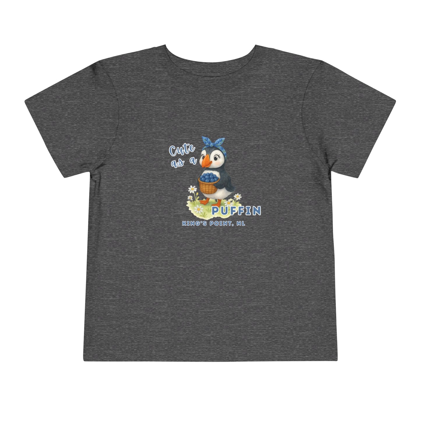 Cute as a Puffin Blueberry Toddler / Child Tshirt 2T-5T