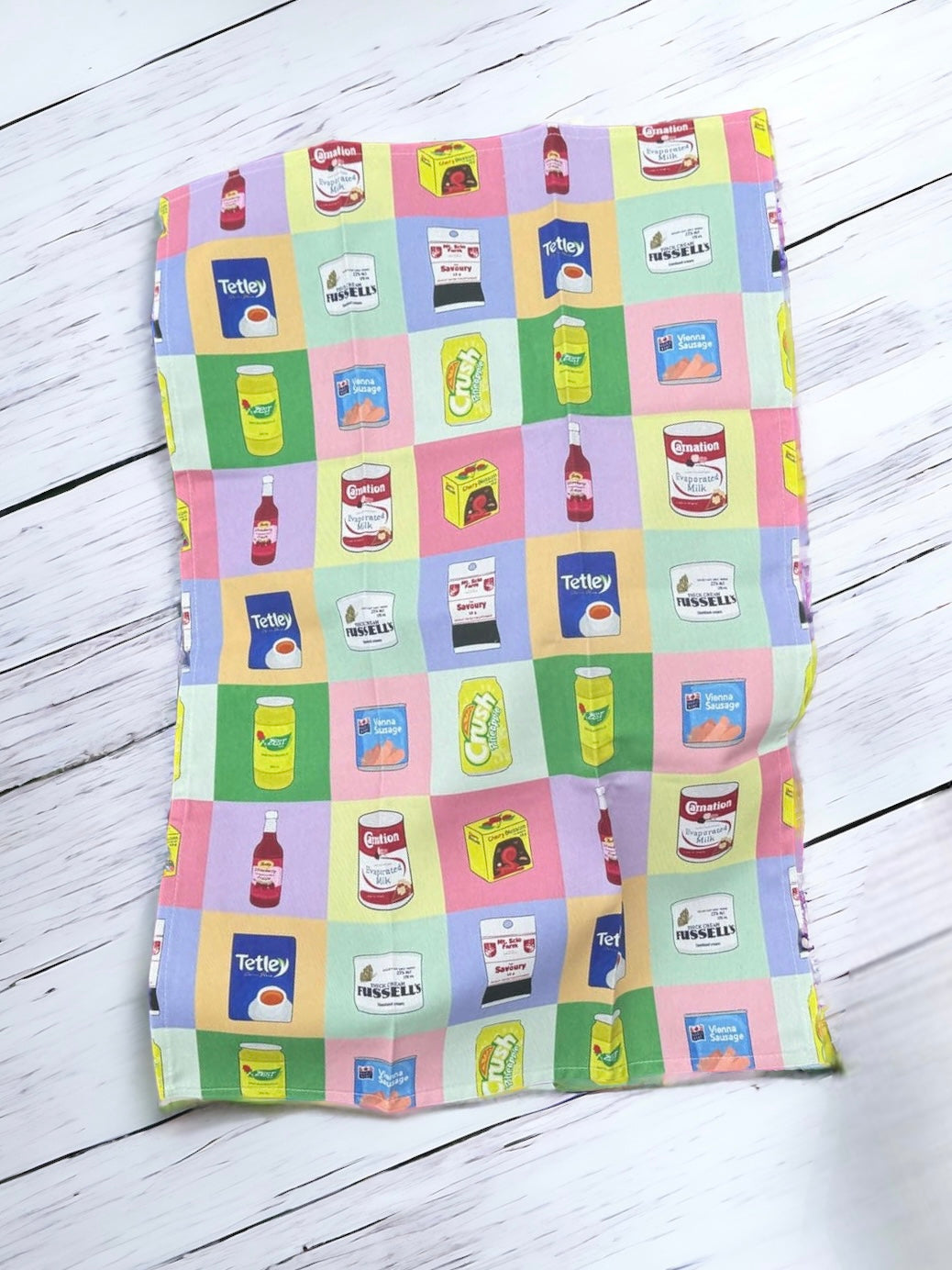 Newfoundland Food Grid Tea Towel