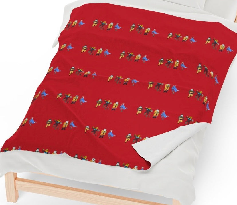 MUMMER Velveteen Minky Blanket 50" x 60"