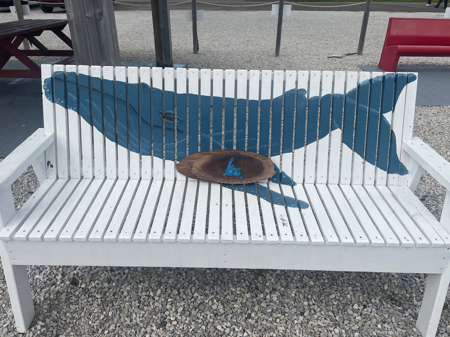 Handmade Charcuterie Board - Whale Tail & Newfoundland Map