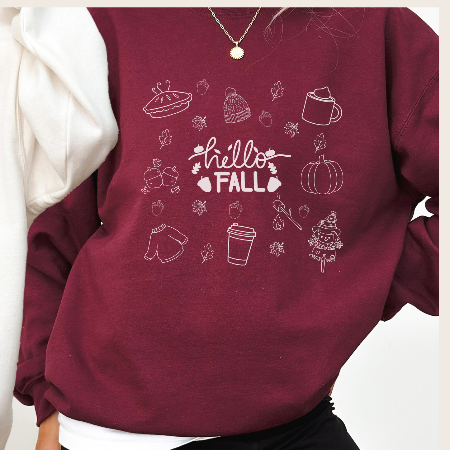 NEW HELLO FALL Crewneck Sweatshirt