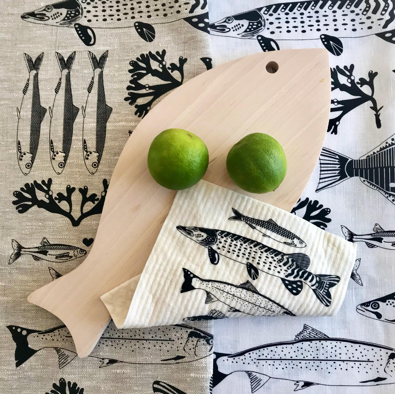 Handmade Wooden Fish Cutting Board / Charcuterie Serving Board