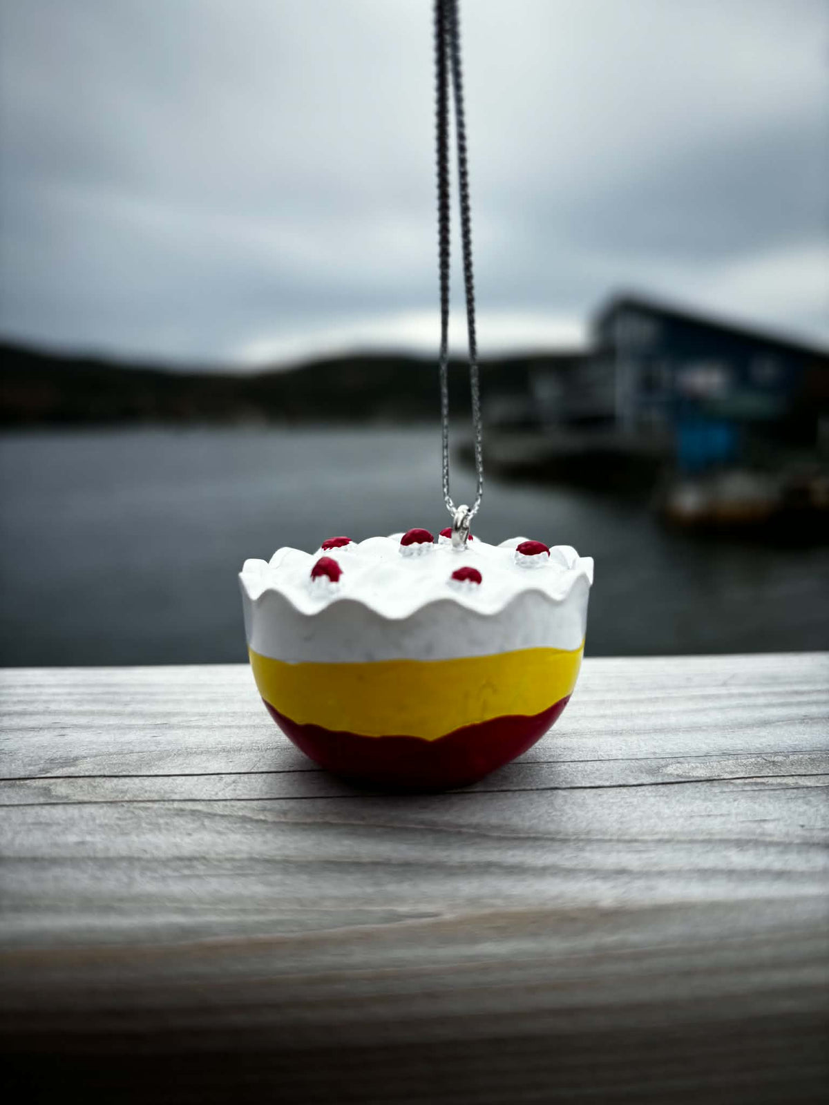Trifle Dessert Christmas Ornament