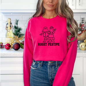 Right Festive Mummer Crewneck Sweatshirt