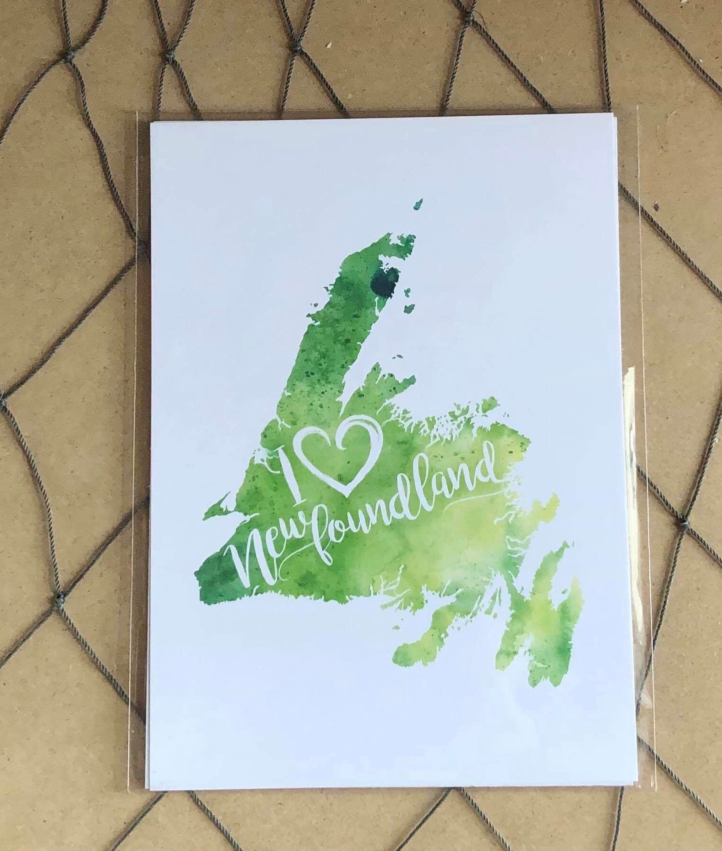 Newfoundland Watercolor 5x7 print - Various styles