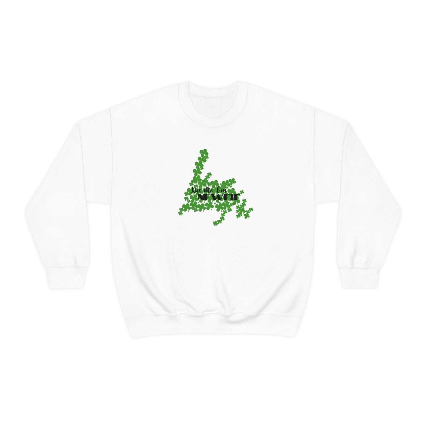 UNISEX Newfoundland Kiss Me I'm Newfie St. Patrick's Day Sweatshirt S-3XL