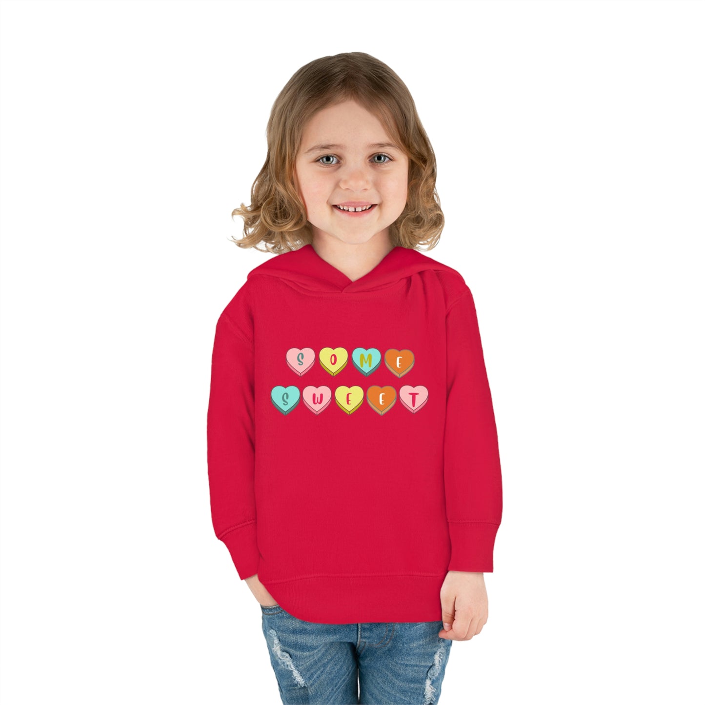 Some Sweet Valentine's Day Toddler Fleece Hoodie Size 2T - 6 - 6 Colors