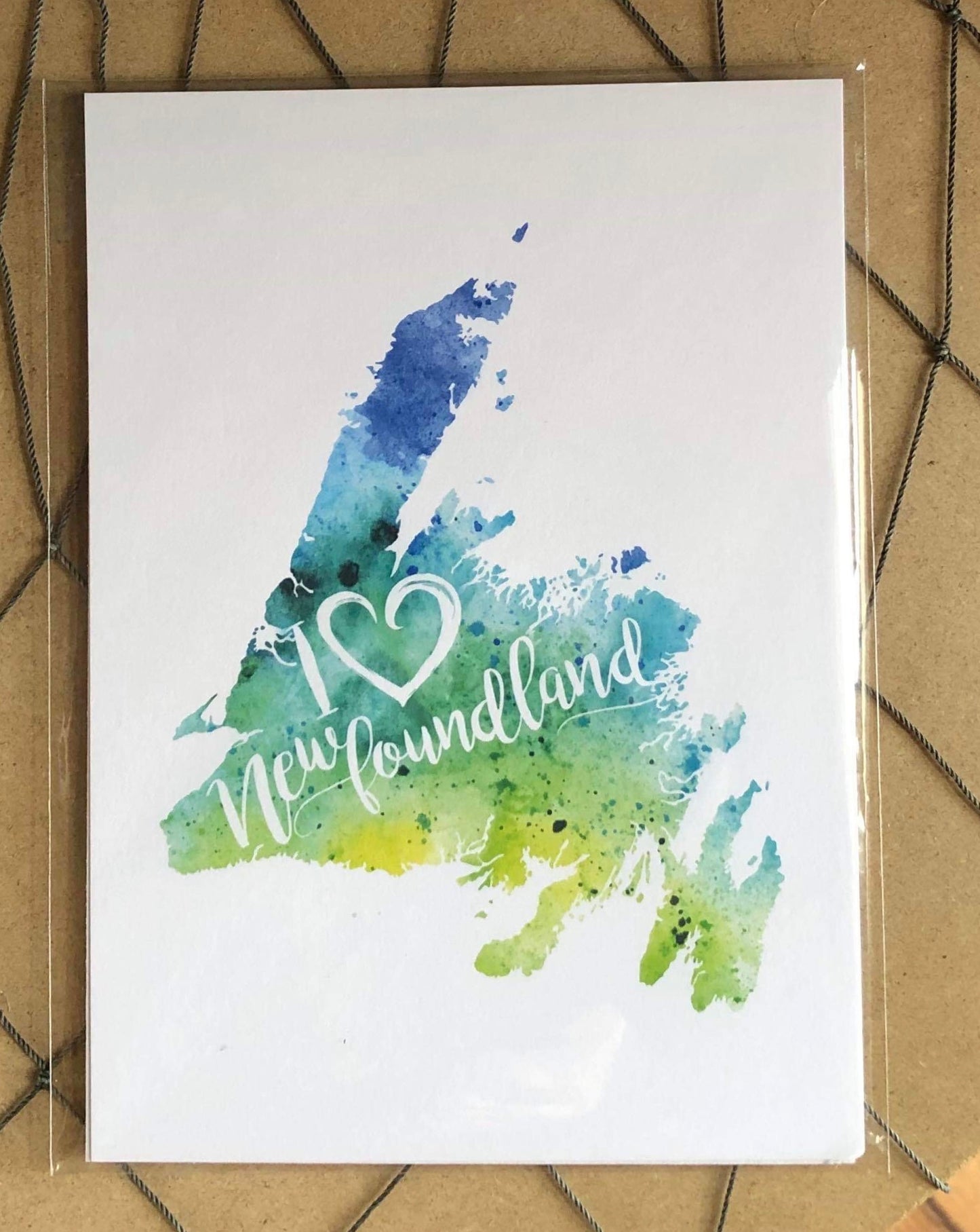Newfoundland Watercolor 5x7 print - Various styles