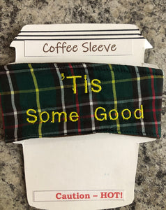 Newfoundland Tartan Coffee Sleeve - Newfie Sayings