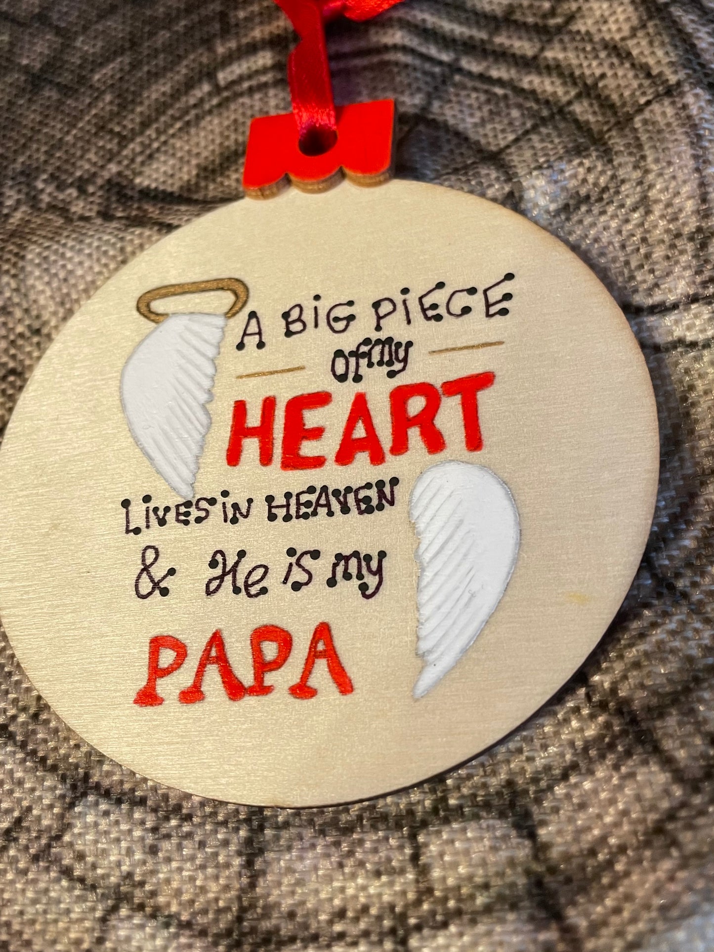 Hand Painted Memory Bulb Ornaments