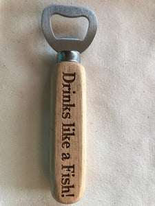 Laser Engraved Bootle Opener - 5 Styles