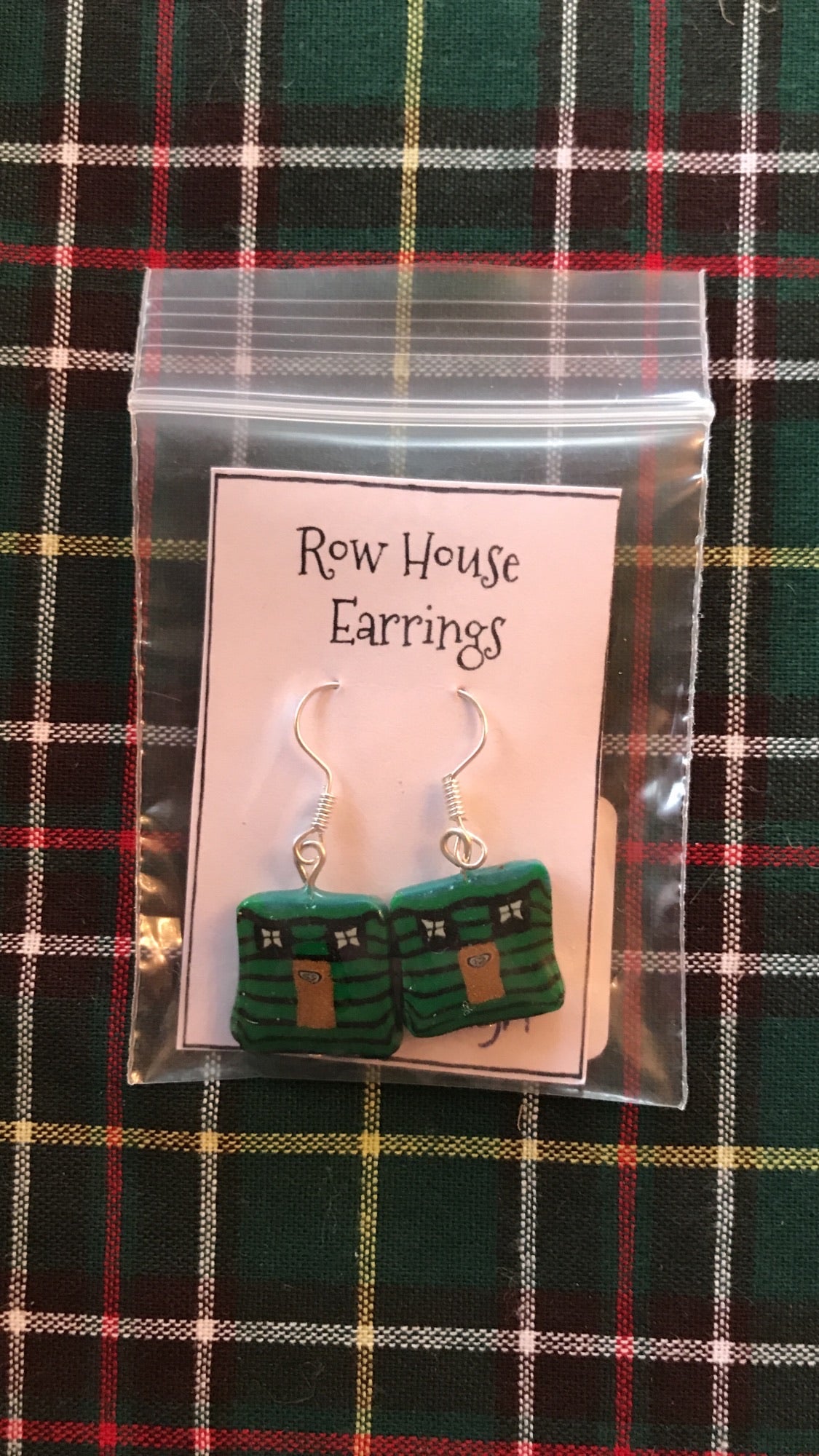 Handmade Resin Rowhouse Earrings