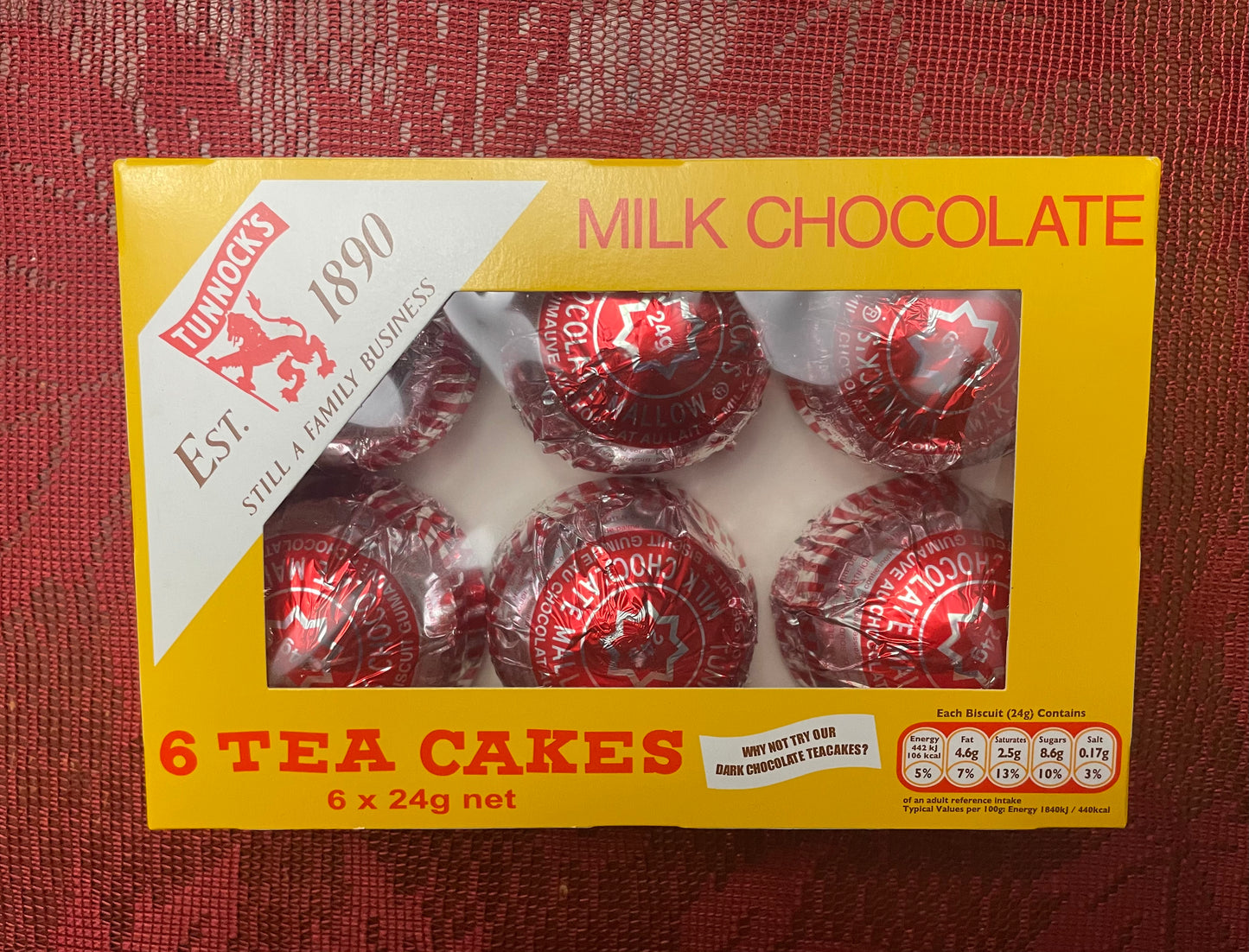 Tunnock Tea Cakes Pack of 6