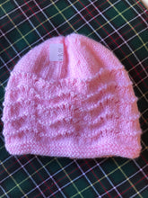 Load image into Gallery viewer, Baby Knitted Hat - Pink or Cream