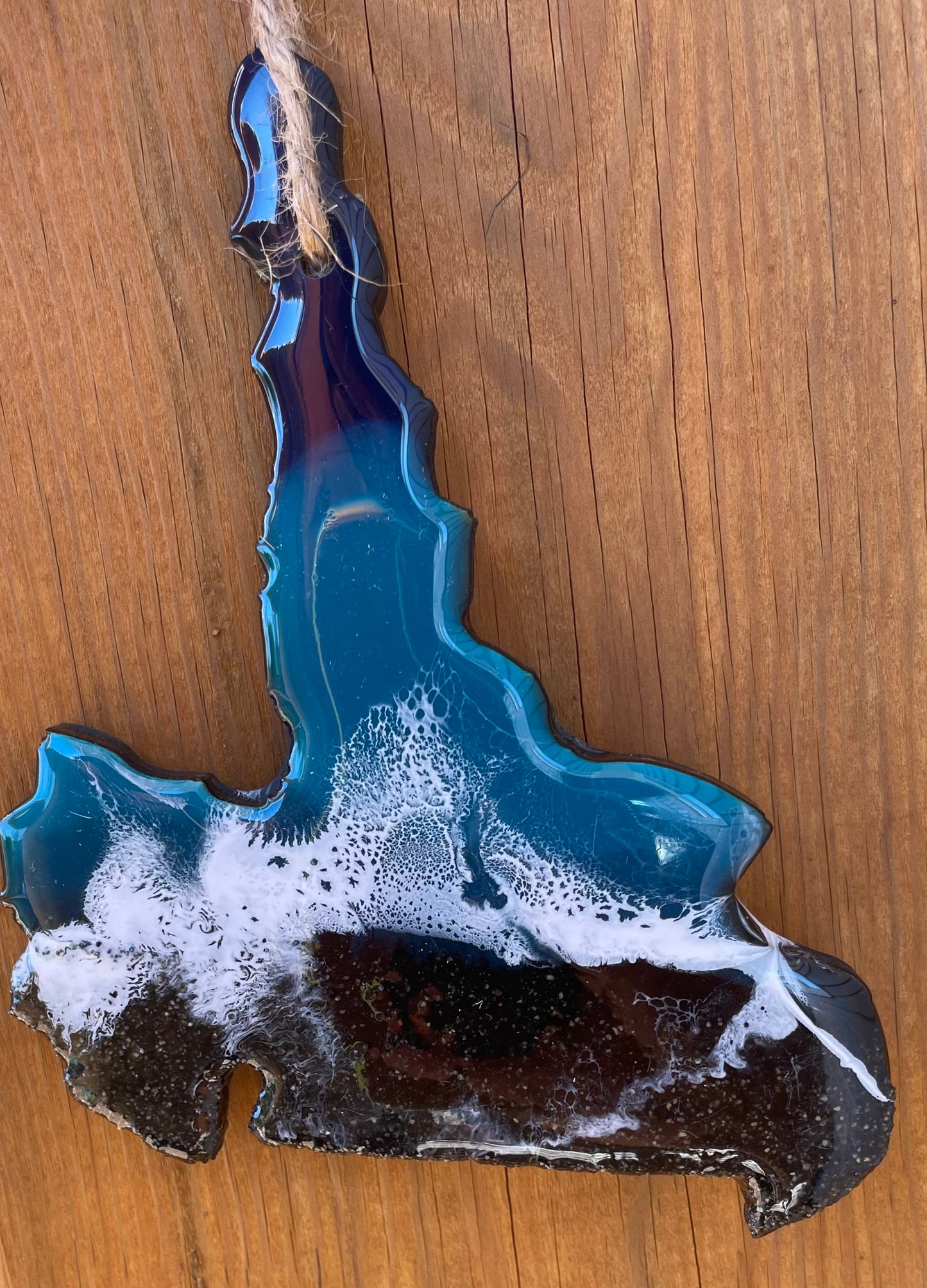 Newfoundland or Labrador Handmade Resin Window Hanging/Ornament