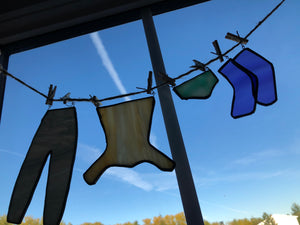 Build your own “Stained Glass Clothesline”