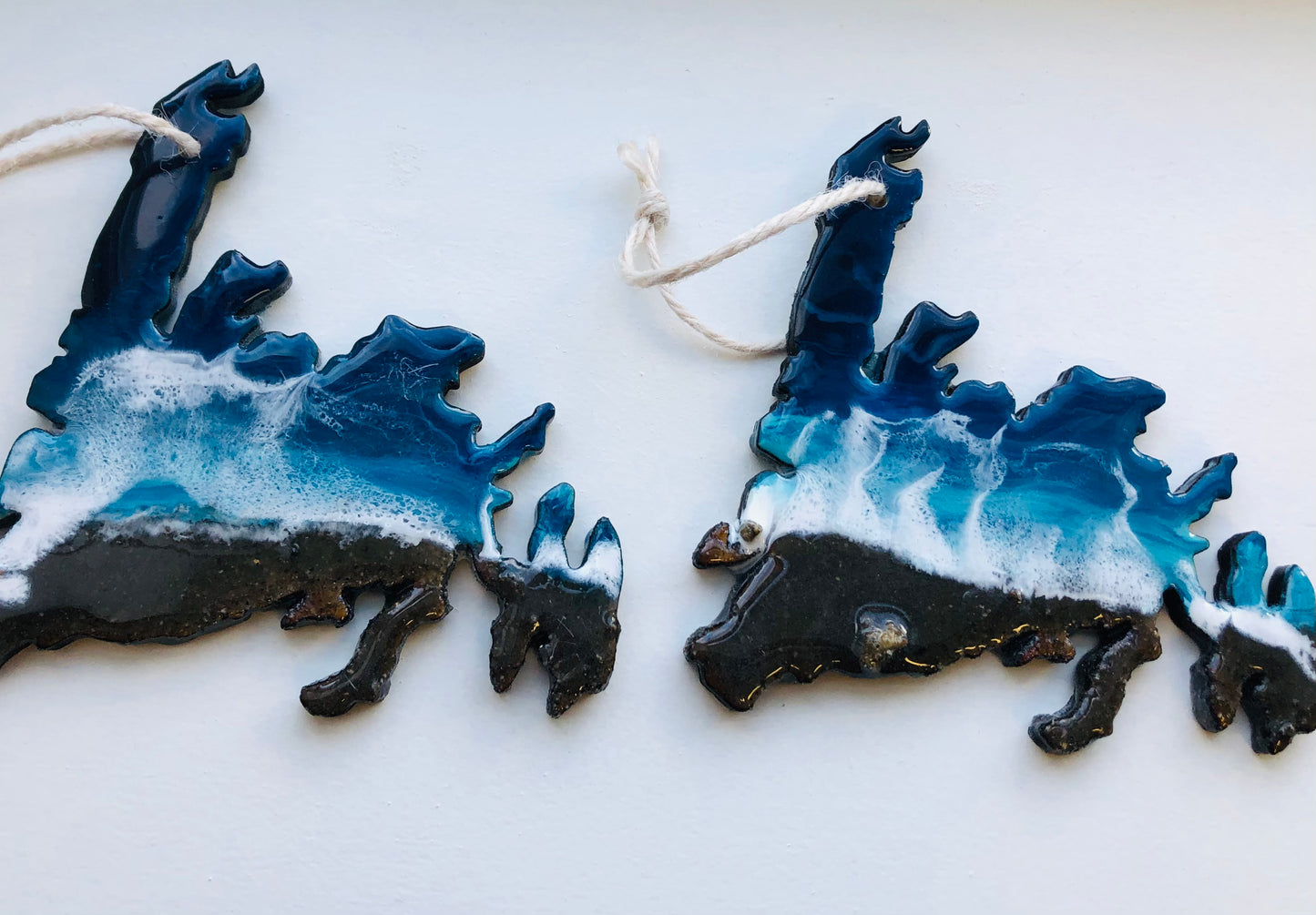 Newfoundland or Labrador Handmade Resin Window Hanging/Ornament
