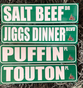 Newfoundland Phrase Novelty Signs