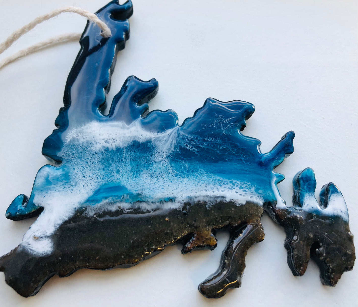 Newfoundland or Labrador Handmade Resin Window Hanging/Ornament