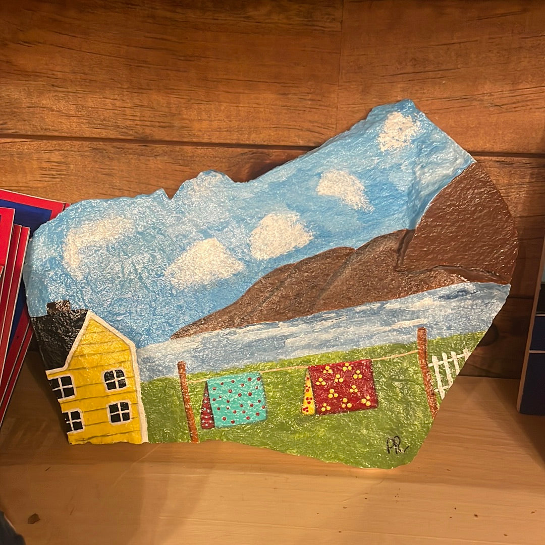 Hand Painted Newfoundland Scene Rocks - 2 Styles