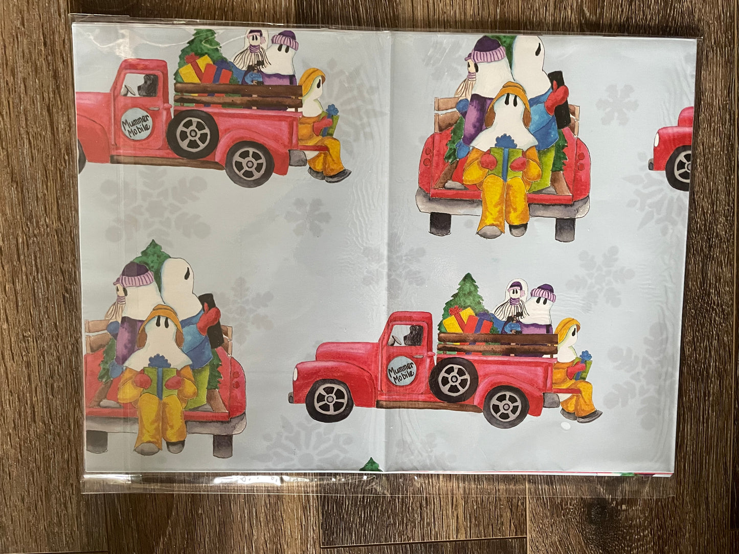 Mummer Sheet Wrapping Paper