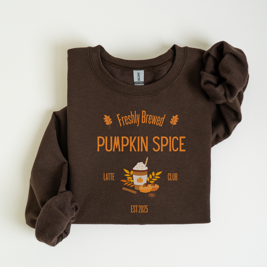 NEW FOR FALL! Pumpkin Spice Latte Club Sweatshirt Crewneck