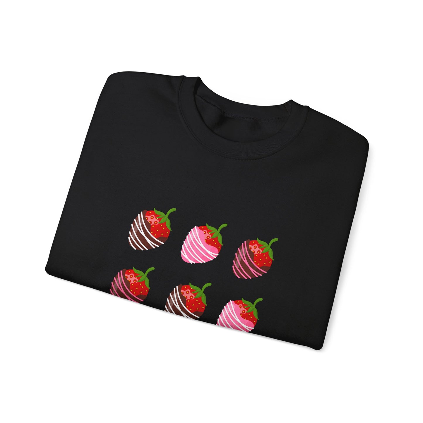 Chocolate Covered Strawberries Valentine Sweatshirt