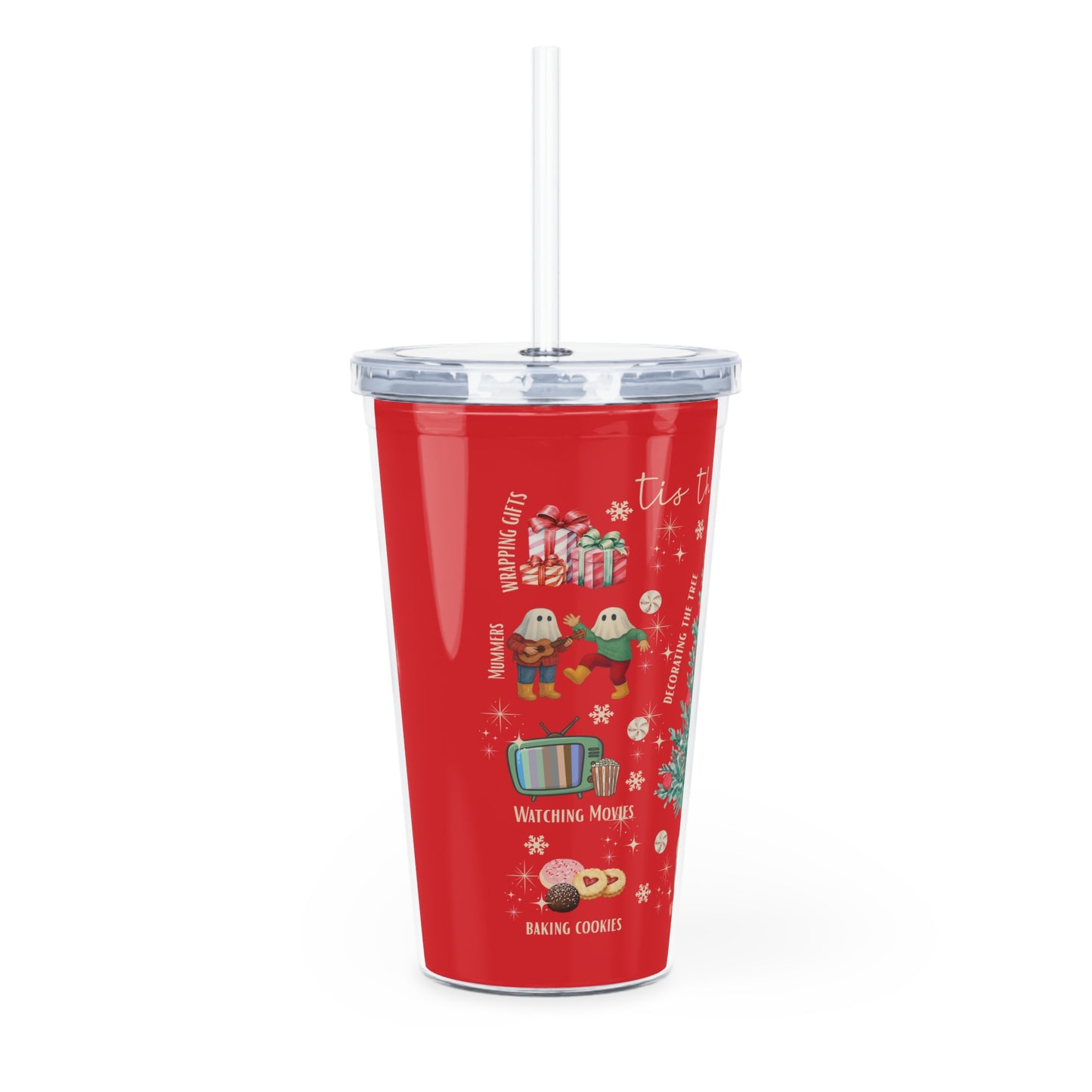Tis the Season Tumbler with Straw