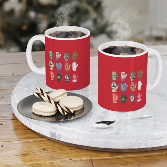 Newfoundland Mittens Ceramic Mug 11 oz