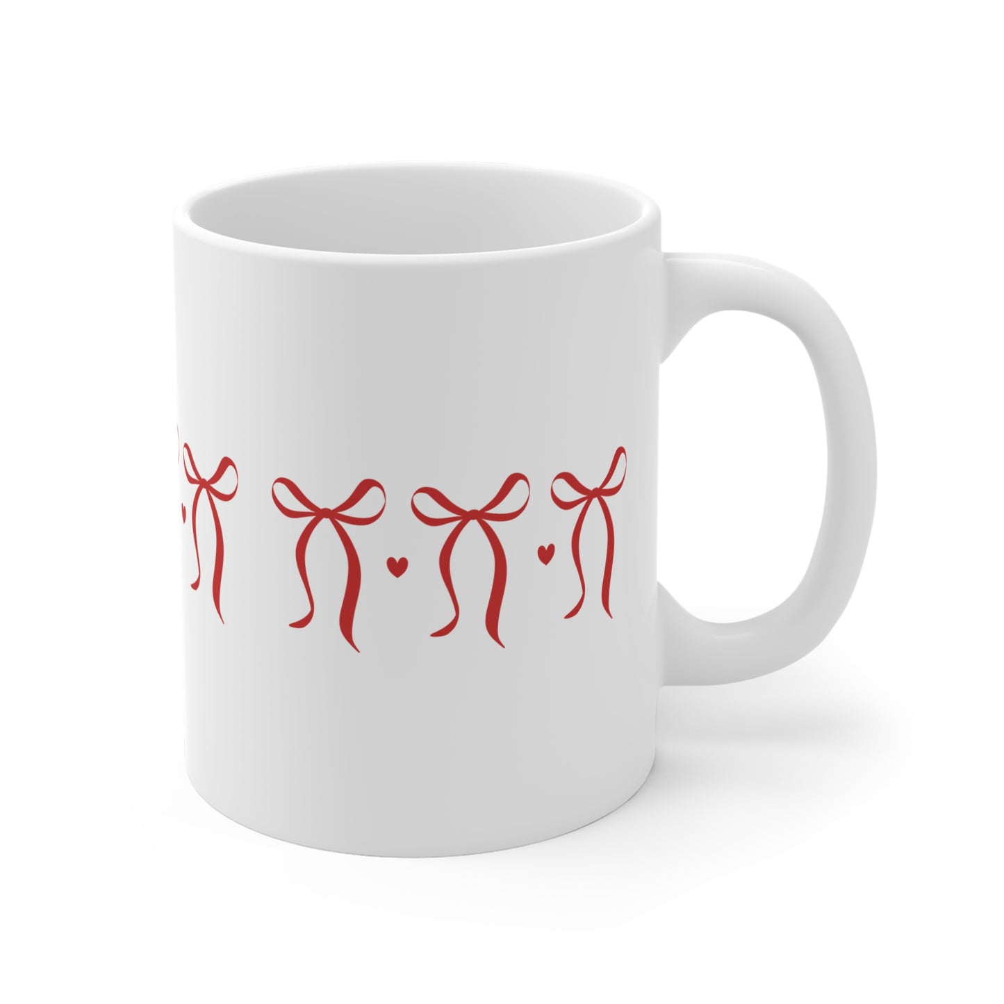 Red Bows Valentine Mug 11oz