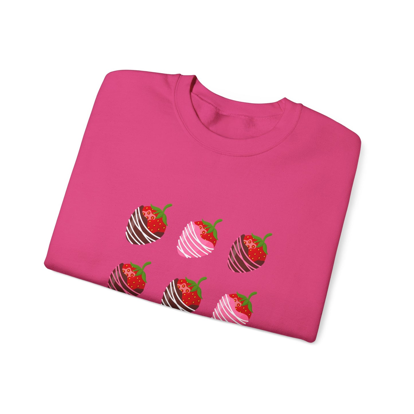 Chocolate Covered Strawberries Valentine Sweatshirt