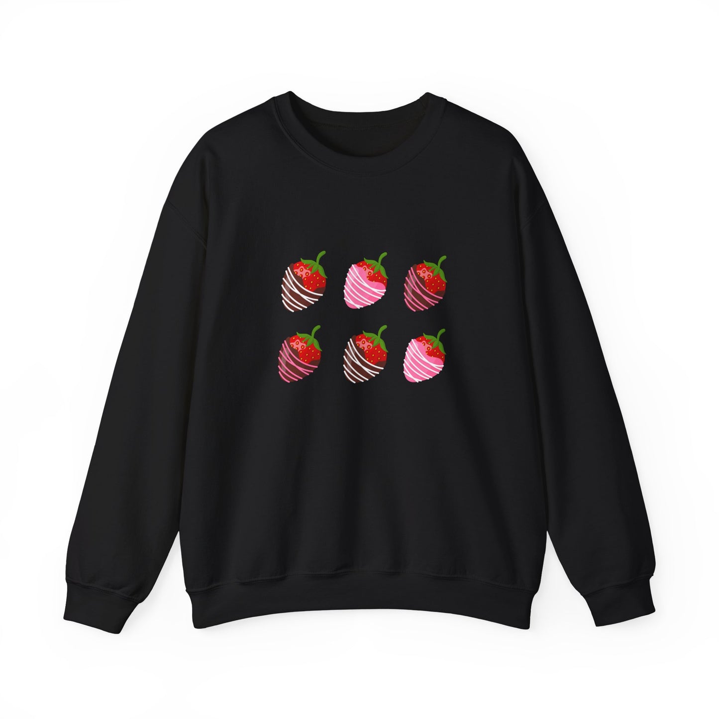 Chocolate Covered Strawberries Valentine Sweatshirt