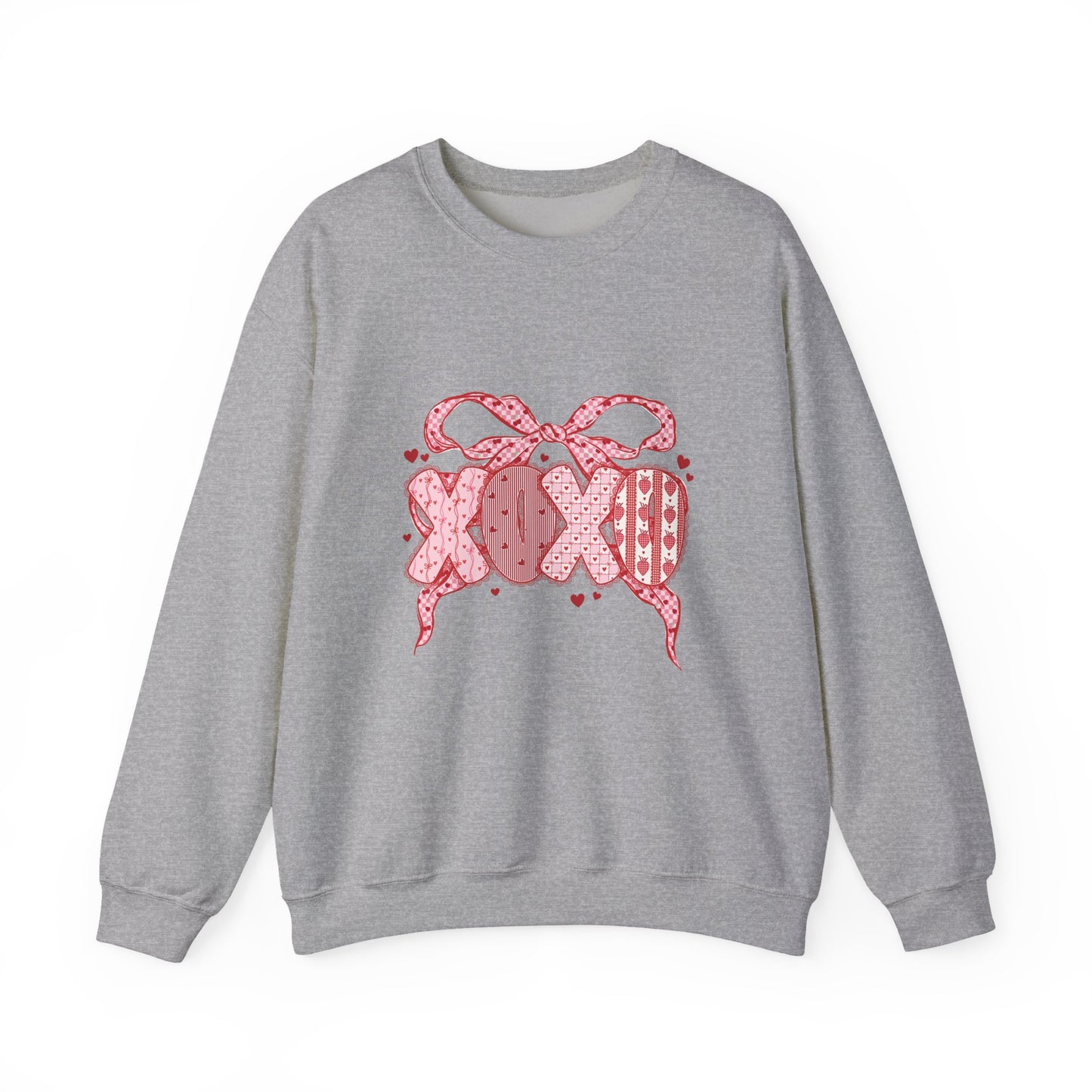 XOXO Bow Valentine Crewneck Sweatshirt
