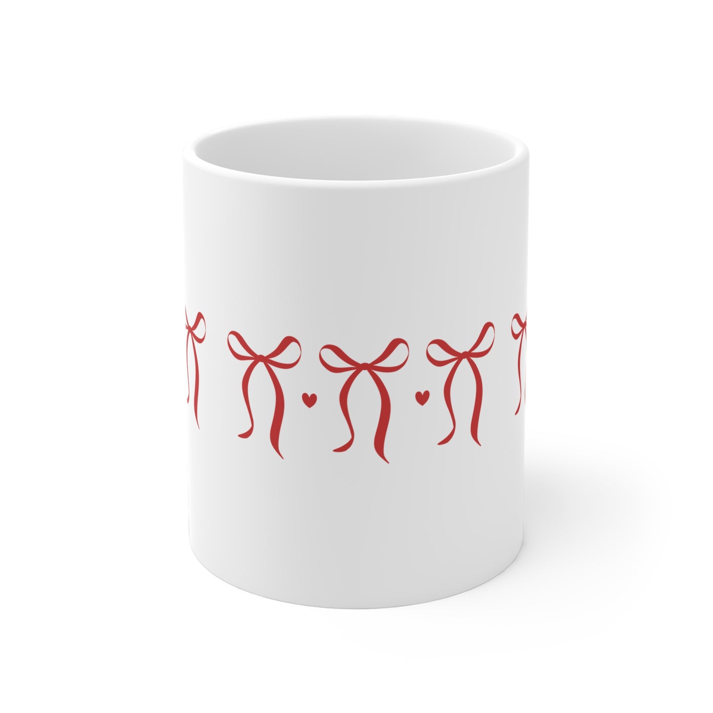 Red Bows Valentine Mug 11oz