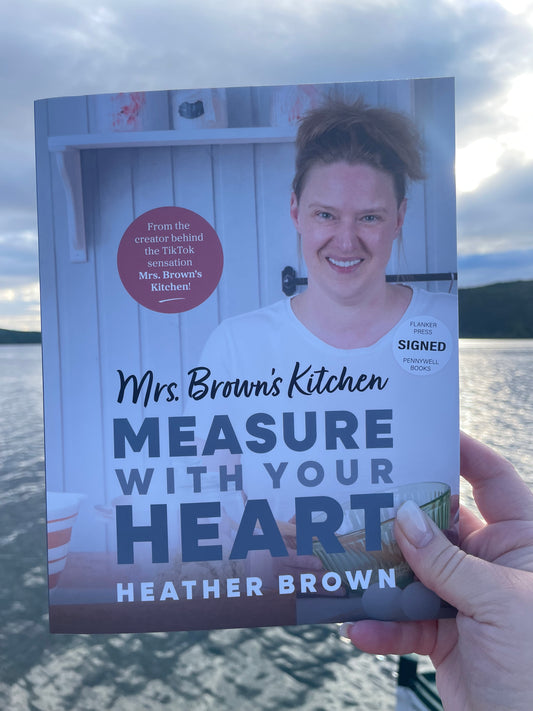 Mrs. Brown “Measure with your heart” Cookbook